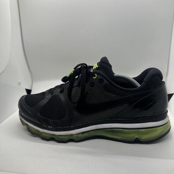 Nike Air Max Flywire 2010 386368-010 Black Mens Sneakers Sz US 12